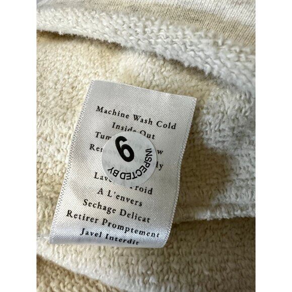 Frank & Eileen Belfast Cropped Sweatshirt Peacoat Fleece Jacket S | 100% Cotton - Picture 13 of 13